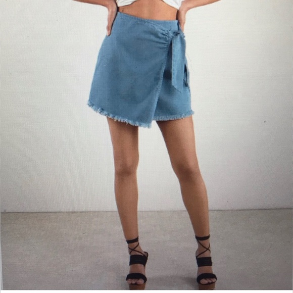 Tobi Denim wrap skirt szSmall - Picture 12 of 12